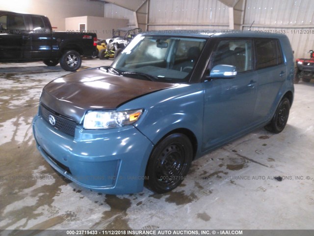 JTLKE50E181028077 - 2008 TOYOTA SCION XB Mavi foto 2