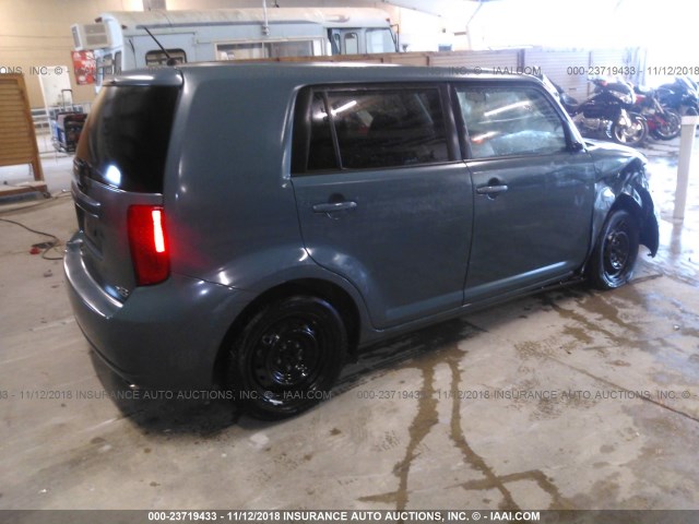 JTLKE50E181028077 - 2008 TOYOTA SCION XB Mavi foto 4