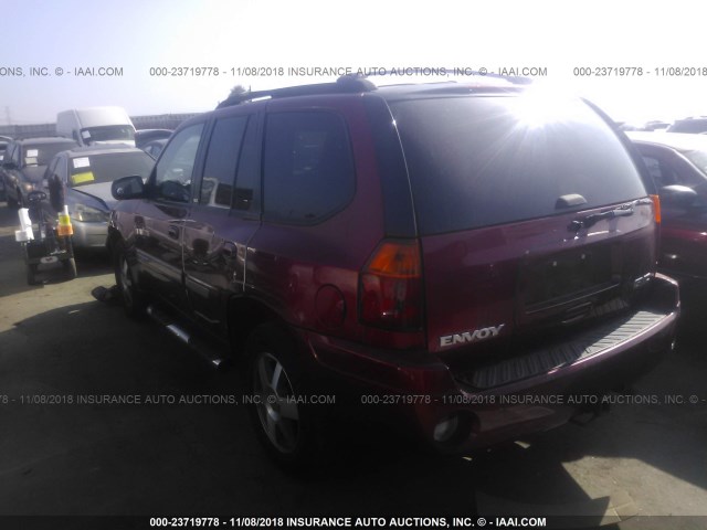 1GKDS13S042266986 - 2004 GMC ENVOY RED photo 3