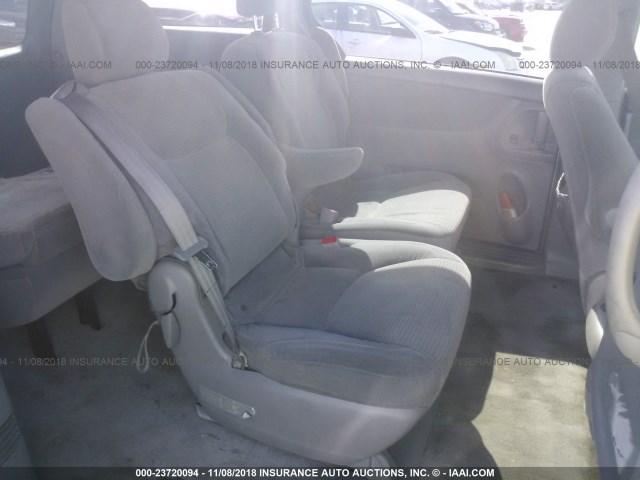 5TDZA23C06S408834 - 2006 TOYOTA SIENNA CE/LE GRAY photo 8