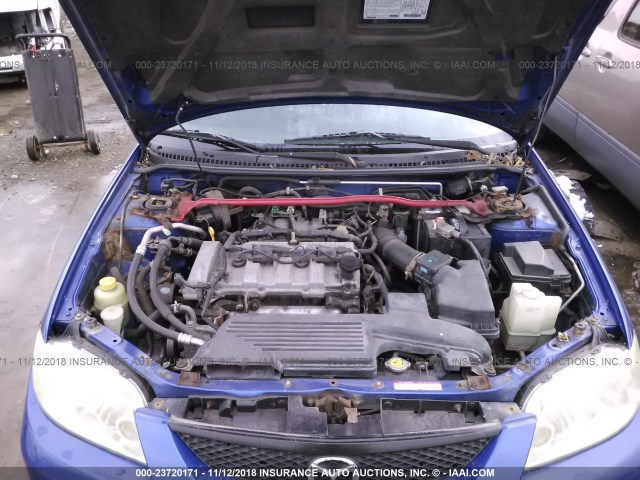 JM1BJ245531163040 - 2003 MAZDA PROTEGE PR5 蓝色 照片 10