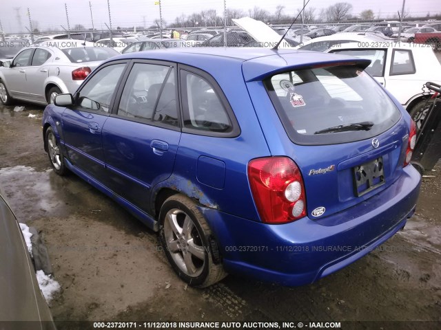JM1BJ245531163040 - 2003 MAZDA PROTEGE PR5 蓝色 照片 3