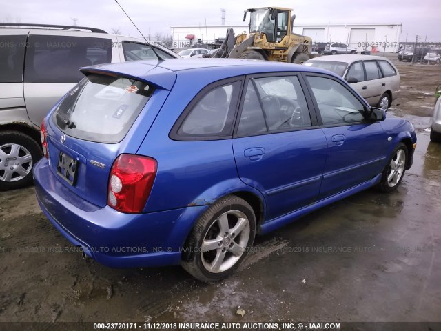 JM1BJ245531163040 - 2003 MAZDA PROTEGE PR5 蓝色 照片 4