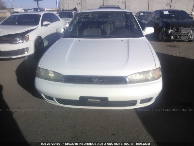 4S3BD6558S7231162 - 1995 SUBARU LEGACY LS/LSI WHITE photo 6