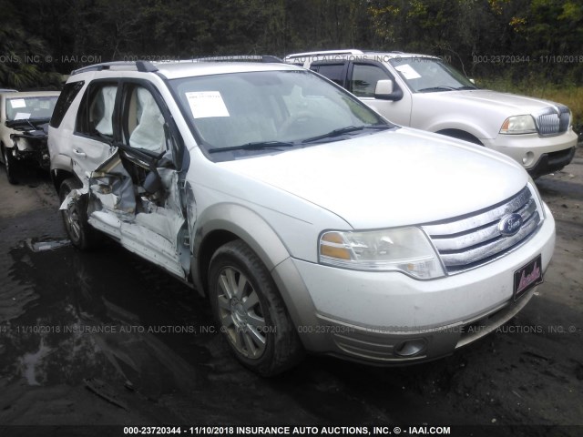 1FMDK07W89GA02987 - 2009 FORD TAURUS X EDDIE BAUER WHITE photo 1