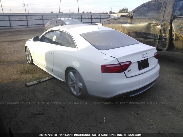 WAURV78T89A035051 - 2009 AUDI S5 QUATTRO WHITE photo 3