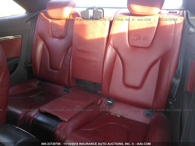 WAURV78T89A035051 - 2009 AUDI S5 QUATTRO 白色 照片 8