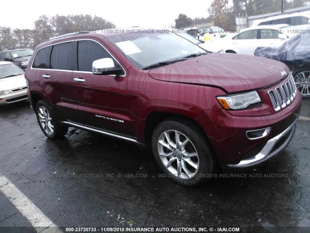 1C4RJFJT4EC308861 - 2014 JEEP GRAND CHEROKEE SUMMIT 红色 照片 1