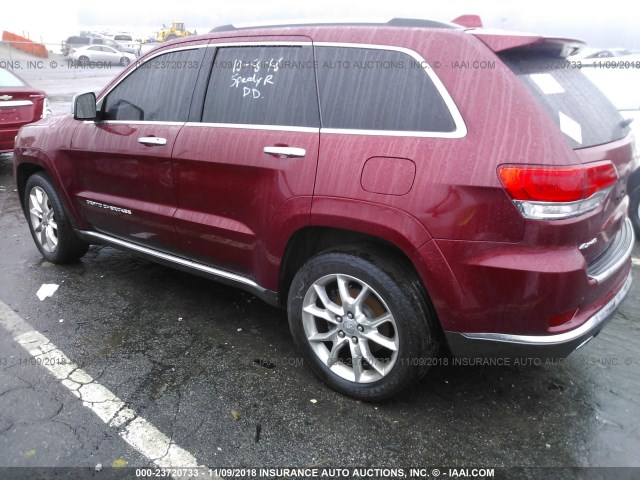 1C4RJFJT4EC308861 - 2014 JEEP GRAND CHEROKEE SUMMIT 红色 照片 3