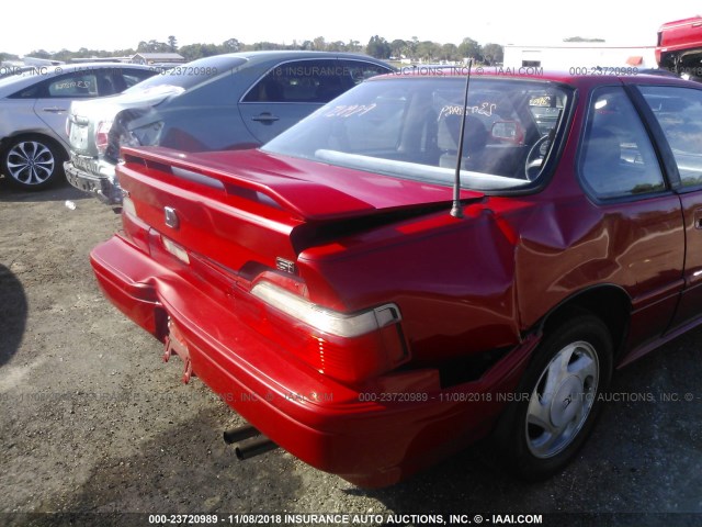 JHMBA4244MC000938 - 1991 HONDA PRELUDE SI/4WS RED photo 6