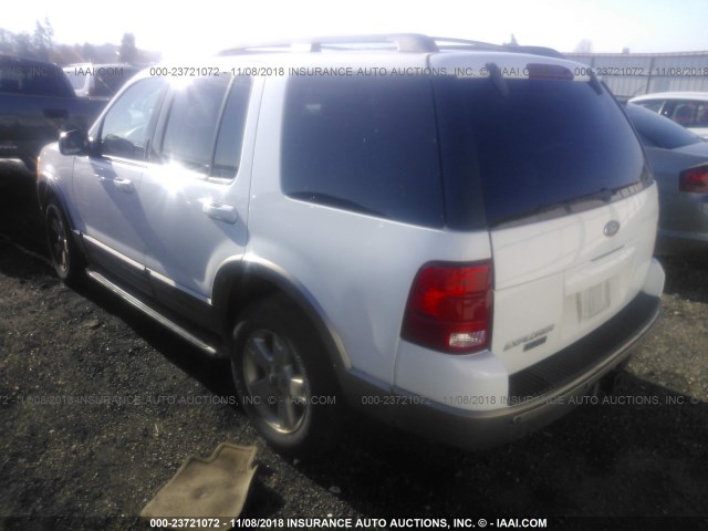 1FMDU74K43UA77263 - 2003 FORD EXPLORER EDDIE BAUER WHITE photo 3