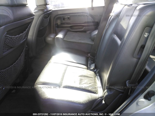 5FNYF18505B003500 - 2005 HONDA PILOT SILVER photo 8