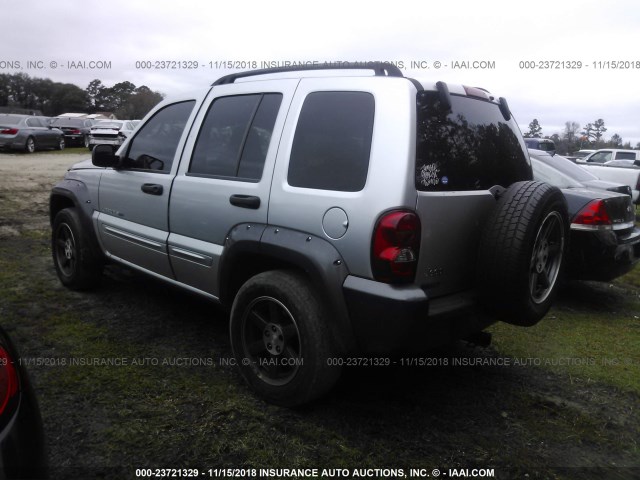 1J4GK48K43W685346 - 2003 JEEP LIBERTY SPORT/FREEDOM SILVER photo 3