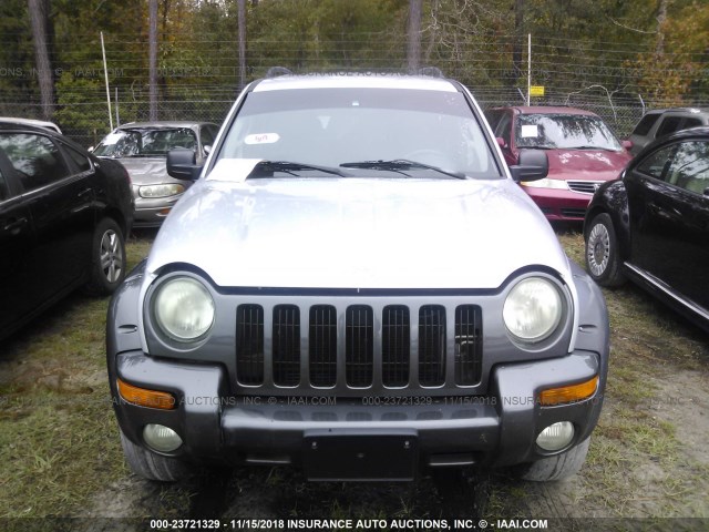 1J4GK48K43W685346 - 2003 JEEP LIBERTY SPORT/FREEDOM SILVER photo 6