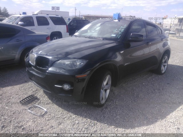 5UXFG8C5XALZ94635 - 2010 BMW X6 XDRIVE50I BLACK photo 2