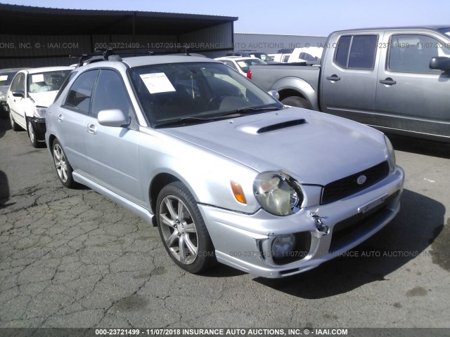 JF1GG296X2G828375 - 2002 SUBARU IMPREZA WRX SILVER photo 1