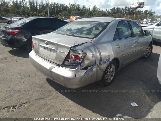 4T1BF30KX5U615466 - 2005 TOYOTA CAMRY LE/XLE/SE SILVER photo 6