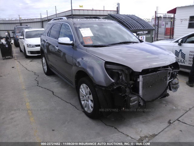 2CNALFEW0A6281524 - 2010 CHEVROLET EQUINOX LTZ BROWN photo 1