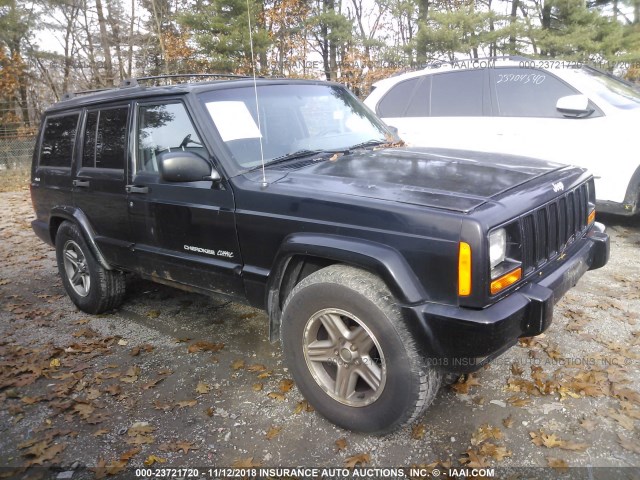 1J4FF58S31L514768 - 2001 JEEP CHEROKEE CLASSIC/LIMITED BLACK photo 1