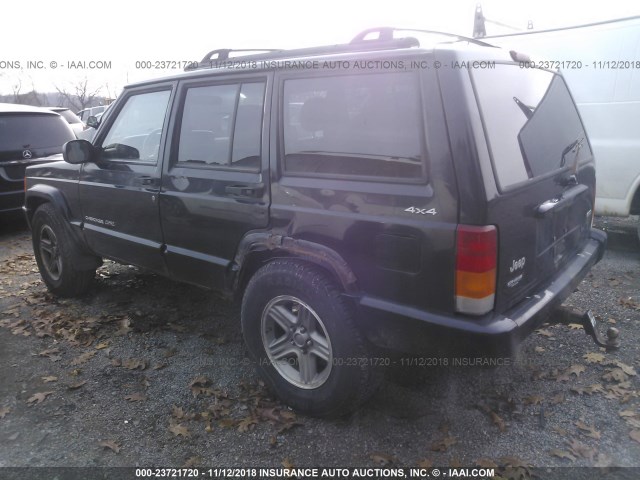 1J4FF58S31L514768 - 2001 JEEP CHEROKEE CLASSIC/LIMITED BLACK photo 3