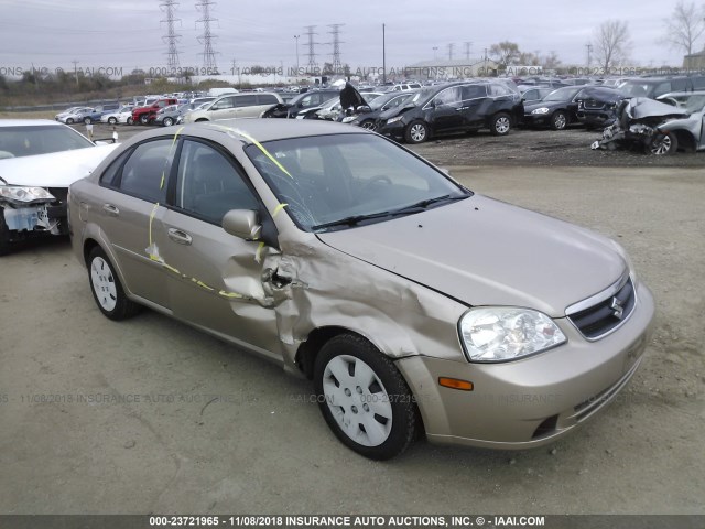 KL5JD56Z28K872245 - 2008 SUZUKI FORENZA CONVENIENCE/POPULAR GOLD photo 1