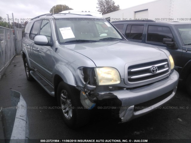 5TDBT48A04S209116 - 2004 TOYOTA SEQUOIA LIMITED GRAY photo 1