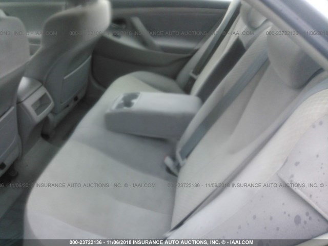 4T1BK46KX7U504265 - 2007 TOYOTA CAMRY NEW GENERAT  SILVER photo 8