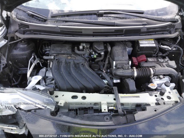 3N1CE2CP0JL352845 - 2018 NISSAN VERSA NOTE S/S PLUS/SV/SL/SR BLACK photo 10