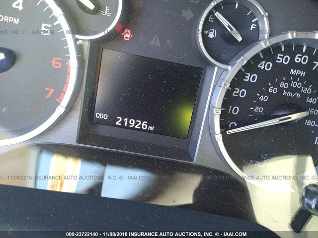 5TFRM5F13HX121701 - 2017 TOYOTA TUNDRA DOUBLE CAB SR/SR5 GRAY photo 7