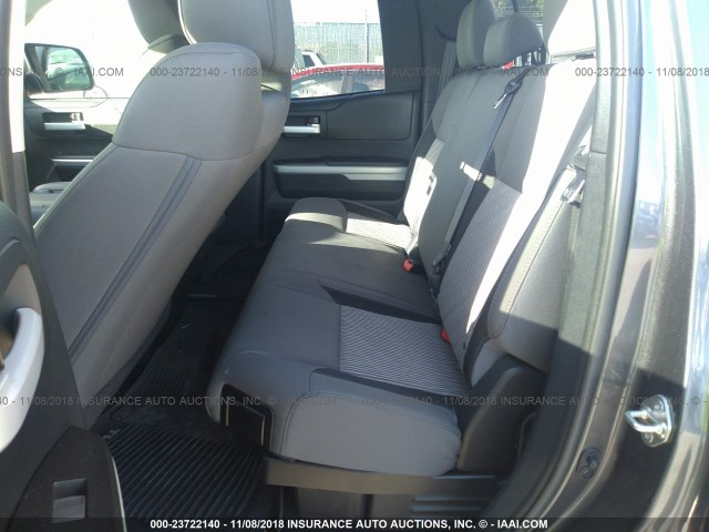 5TFRM5F13HX121701 - 2017 TOYOTA TUNDRA DOUBLE CAB SR/SR5 GRAY photo 8
