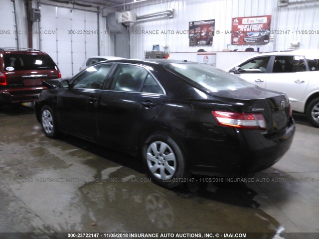 4T1BF3EKXAU090797 - 2010 TOYOTA CAMRY SE/LE/XLE BLACK photo 3