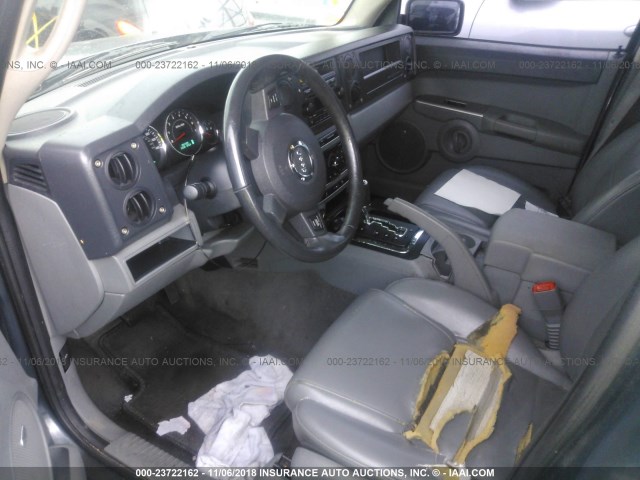 1J8HG48K37C666573 - 2007 JEEP COMMANDER Dark Blue photo 5