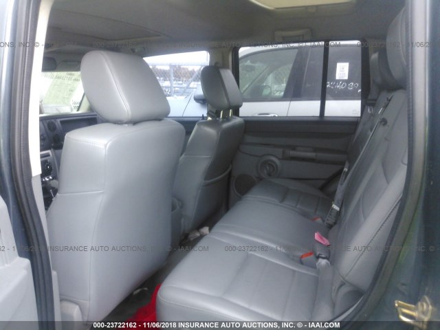 1J8HG48K37C666573 - 2007 JEEP COMMANDER Dark Blue photo 8
