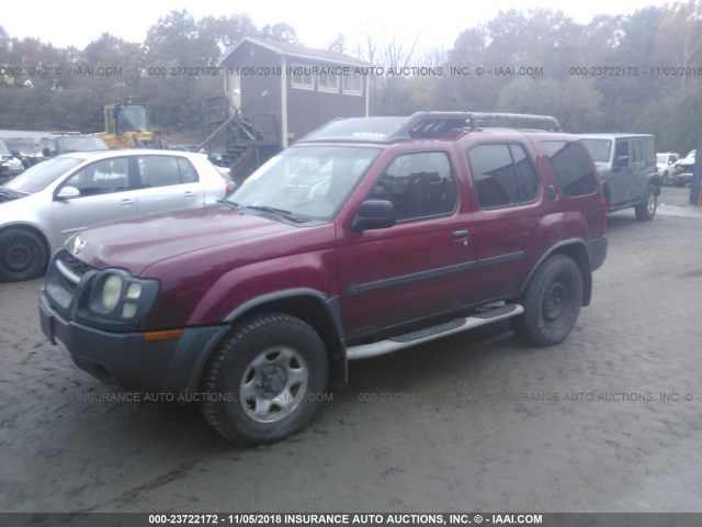 5N1ED28Y63C651566 - 2003 NISSAN XTERRA XE/SE MAROON photo 2