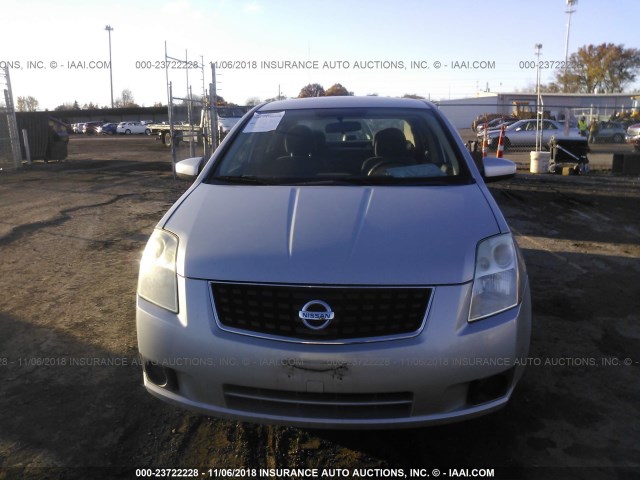 3N1AB61E09L608275 - 2009 NISSAN SENTRA 2.0/2.0S/2.0SL SILVER photo 6