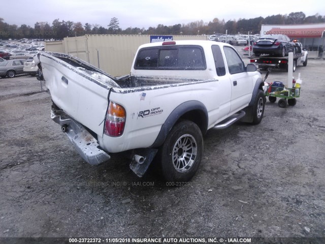 5TESM92N04Z360191 - 2004 TOYOTA TACOMA XTRACAB PRERUNNER თეთრი ფოტო 4