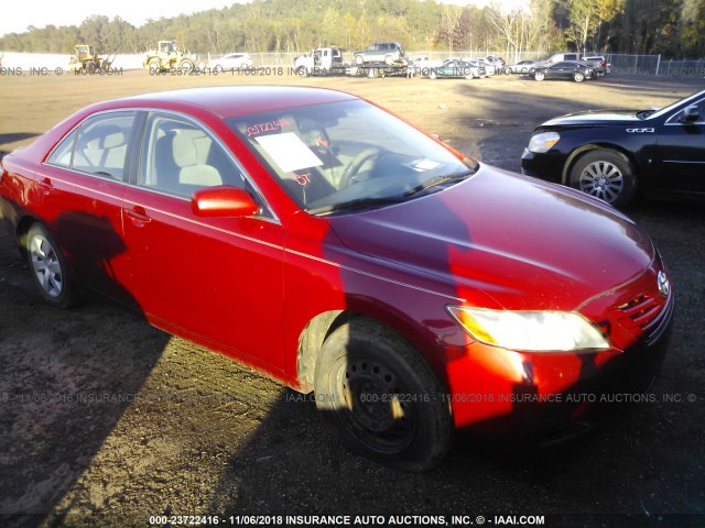 4T1BE46K98U232333 - 2008 TOYOTA CAMRY CE/LE/XLE/SE RED photo 1