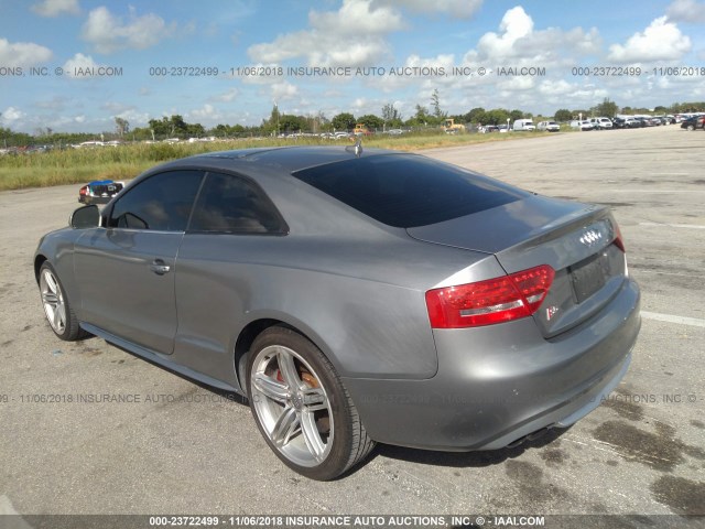 WAUVVAFR5AA063218 - 2010 AUDI S5 PRESTIGE GRAY photo 3