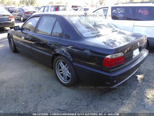WBAGG83441DN87415 - 2001 BMW 740 I AUTOMATIC Schwarz Foto 3
