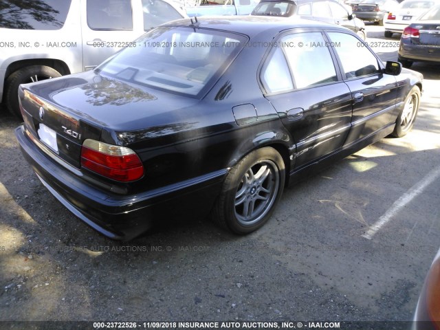 WBAGG83441DN87415 - 2001 BMW 740 I AUTOMATIC Schwarz Foto 4