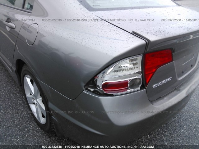 1HGFA16896L130541 - 2006 HONDA CIVIC EX GRAY photo 6