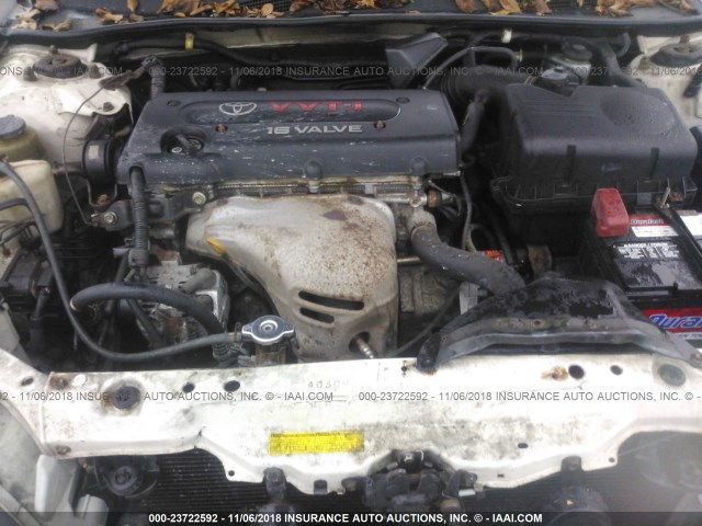 4T1BE30K83U119369 - 2003 TOYOTA CAMRY LE/XLE/SE WHITE photo 10
