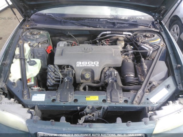 2G4WB52K3V1445131 - 1997 BUICK REGAL LS GREEN photo 10