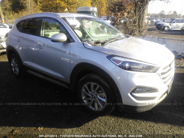 KM8J3CA47JU701655 - 2018 HYUNDAI TUCSON GRAY photo 1