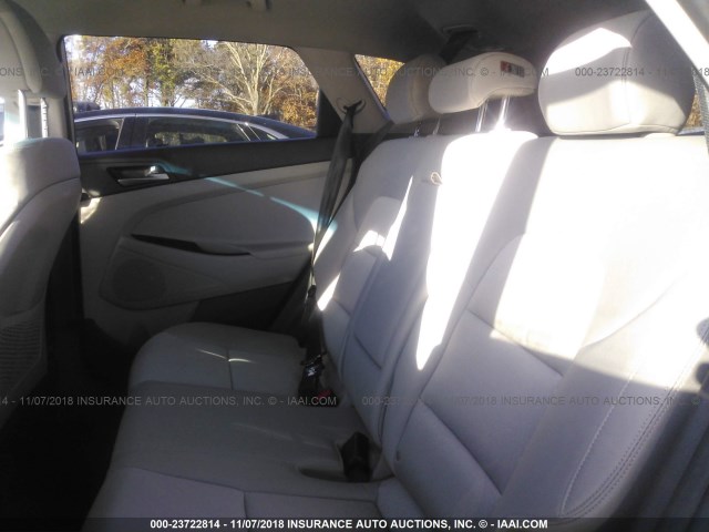 KM8J3CA47JU701655 - 2018 HYUNDAI TUCSON GRAY photo 8