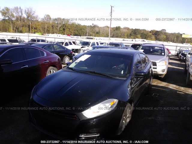 1C3CDFBA1DD171028 - 2013 DODGE DART SXT BLACK photo 2