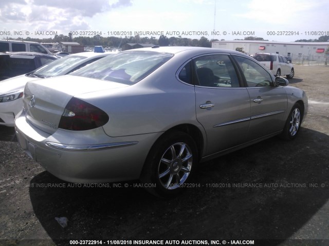 2G4WE587461215271 - 2006 BUICK LACROSSE CXS SILVER photo 4