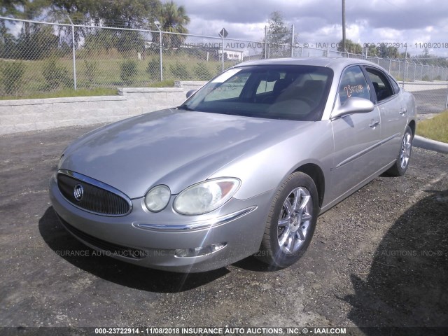 2G4WE587461215271 - 2006 BUICK LACROSSE CXS SILVER photo 6