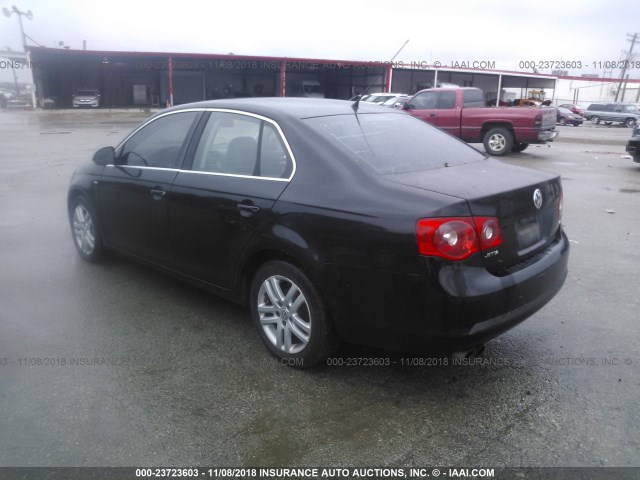3VWEF71K07M124125 - 2007 VOLKSWAGEN JETTA WOLFSBURG 黑色 照片 3