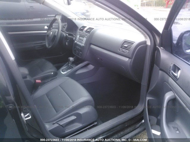 3VWEF71K07M124125 - 2007 VOLKSWAGEN JETTA WOLFSBURG 黑色 照片 5